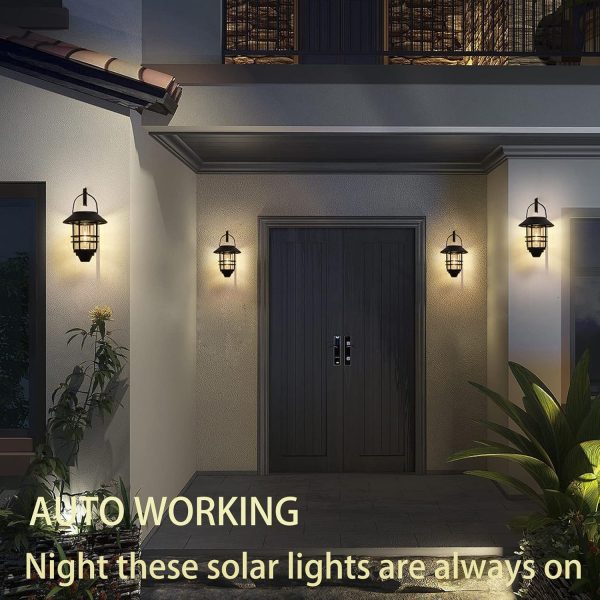 2 Pack Solar Lanterns Outdoor Hanging Solar Lights Waterproo... - Image 5