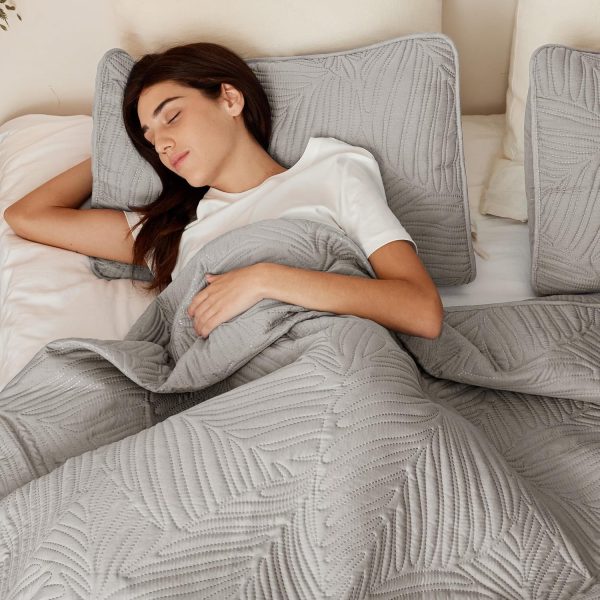 Exclusivo Mezcla Queen Quilt Bedding Set, Lightweight Light ... - Image 4