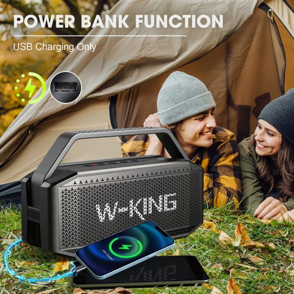W-KING 100W PEAK Bluetooth Speaker,60W Portable Haut Parleur... - Image 5