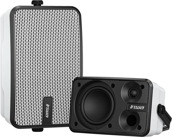 Inwa Outdoor Bluetooth Speakers, IPX5 Waterproof 400W Wall M...