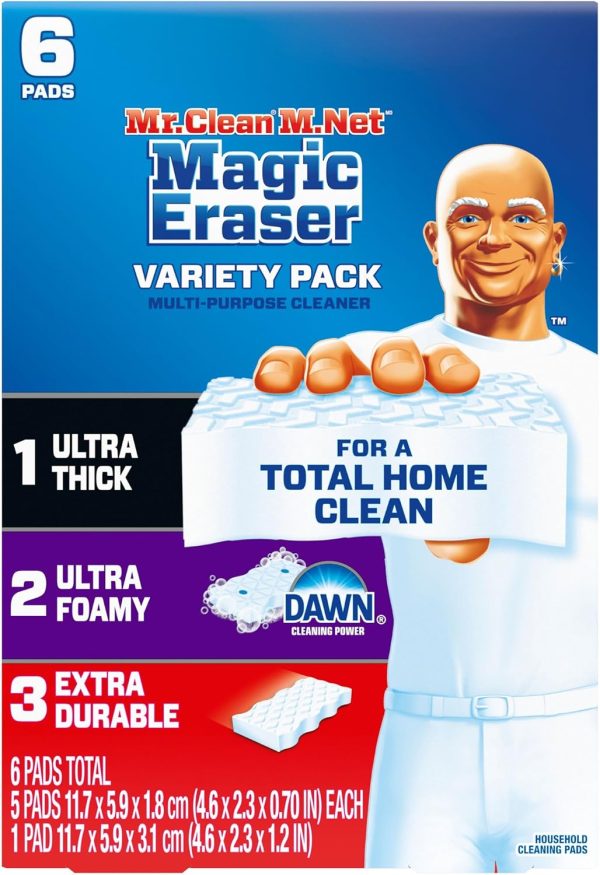 Mr. Clean Magic Eraser Variety Pack with Ultra Thick, Ultra ... - Image 8