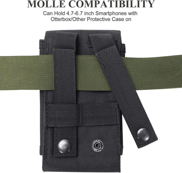 Universal Tactical MOLLE Holster Army Mobile Phone Belt Pouc... - Image 4