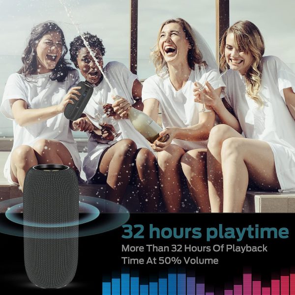 Monster Bluetooth Speaker, Portable Bluetooth Speaker, 40W T... - Image 5