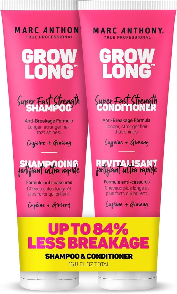 Marc Anthony Grow Long Biotin Shampoo and Conditioner Set – ...