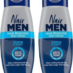 Nair Men Hair Removal Body Cream 13 oz (Pack of 2)