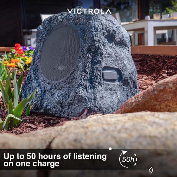 Victrola The Solar Rock Speakers Pair, 14 Hours Playtime, IP... - Image 4