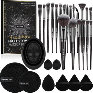 MAANGE Makeup Brushes 30 Pcs Makeup Tool Set with Gift Box, ...