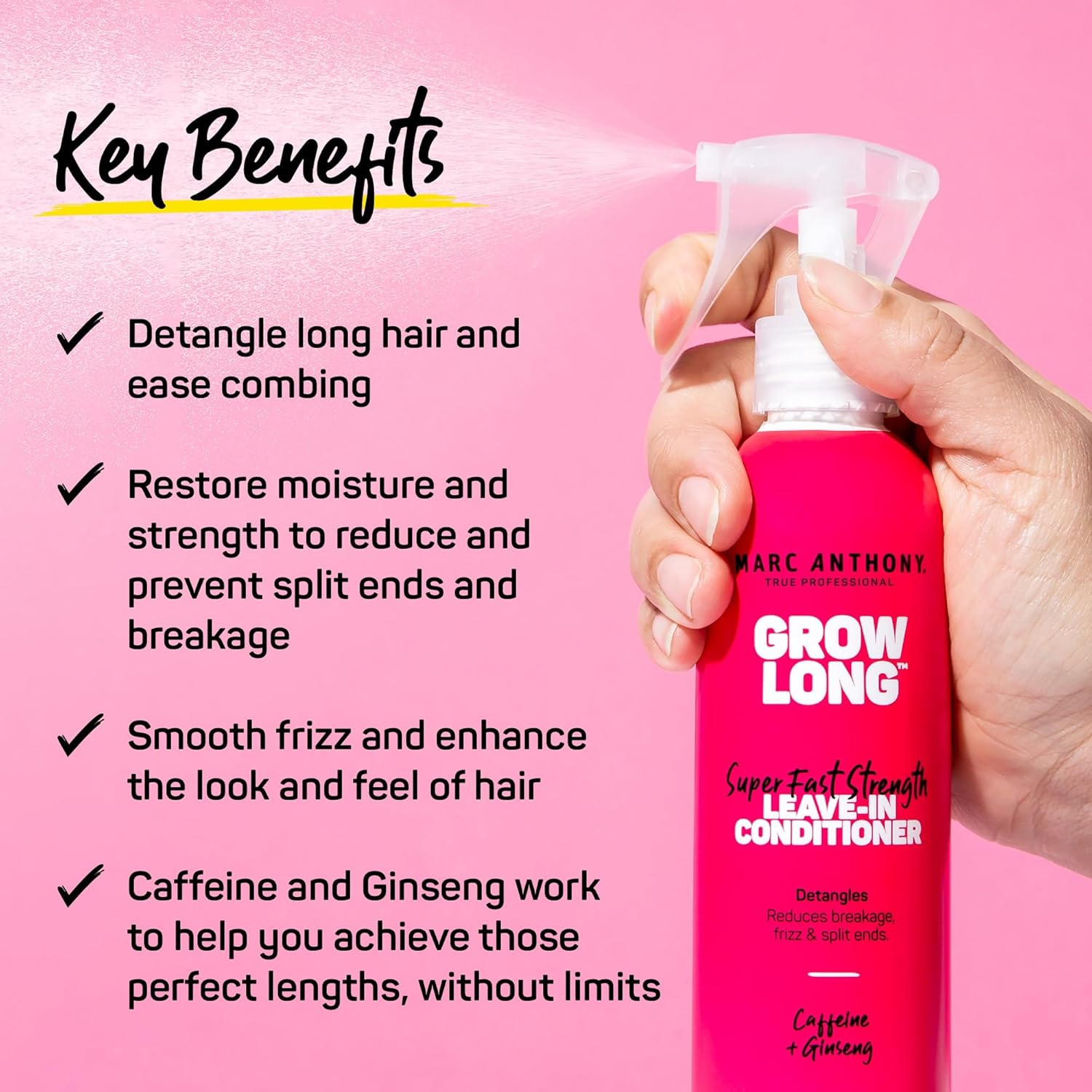 Marc Anthony Grow Long Vitamin E Leave In Deep Conditioner F…