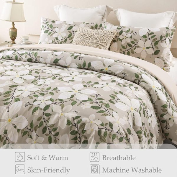 Whale Flotilla 3-Piece King Comforter Set, Soft Reversible B... - Image 3
