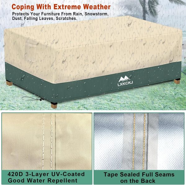 LXKCKJ Patio Furniture Covers Waterproof, Outdoor Furniture ... - Image 5