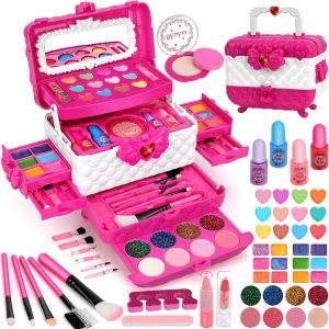 Flybay Kids Makeup Kit for Girls, Washable Girls Makeup Kit ...
