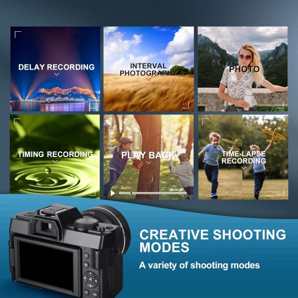 4K Digital Cameras for Photography, 48MP Vlogging Camera for... - Image 3
