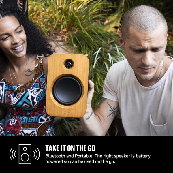 House of Marley Get Together Duo, Powerful Bookshelf Speaker... - Image 7