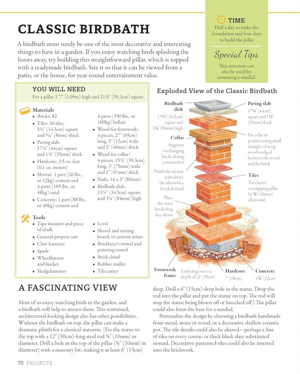 Brickwork Projects for Patio & Garden: Designs, Instructions... - Image 6