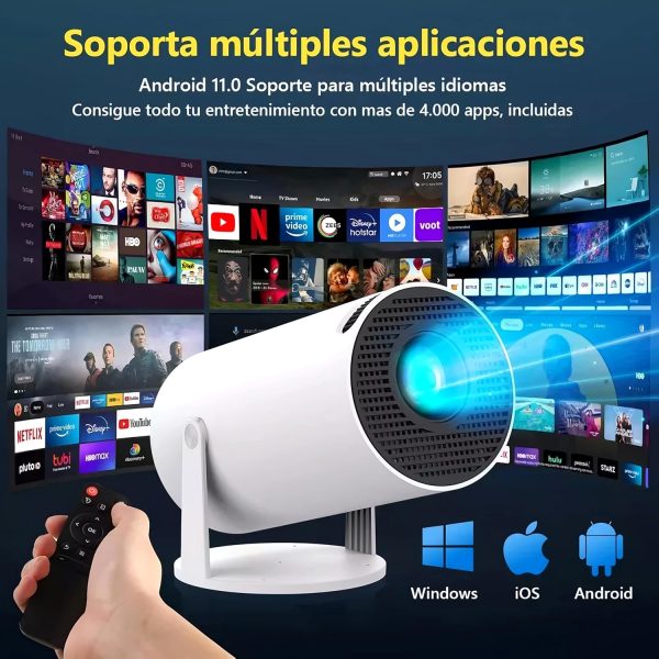 Mini Projector, 4K Decoding, 1080P Resolution, Compatible wi... - Image 7