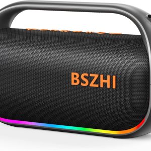 80W(120W Peak) Bluetooth Speaker Loud, Portable IPX6 Waterpr...