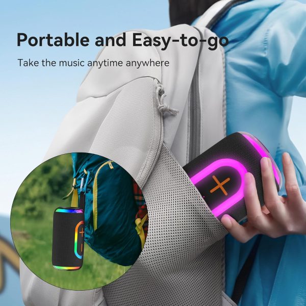 Oraolo Bluetooth Speaker, Portable Speaker with 24W Loud Ste... - Image 7