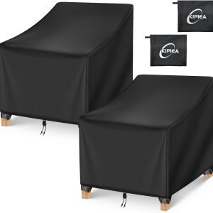 Kipiea 500D Patio Chair Covers Waterproof Winter - 2 Pack La...