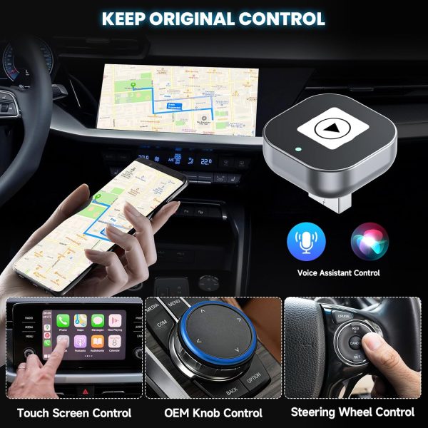 Spedal CL322 Wireless CarPlay & Android Auto Adapter – 2025 ... - Image 7