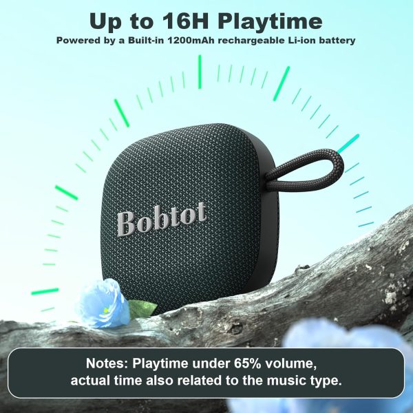 Bobtot Portable Bluetooth Speakers Wireless, IPX7 Waterproof... - Image 3