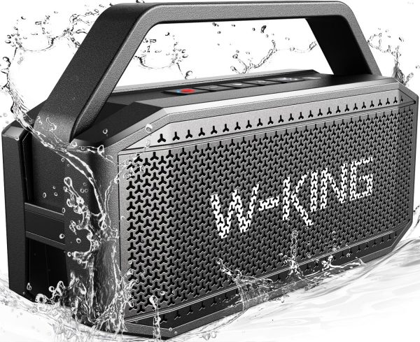 W-KING 100W PEAK Bluetooth Speaker,60W Portable Haut Parleur...