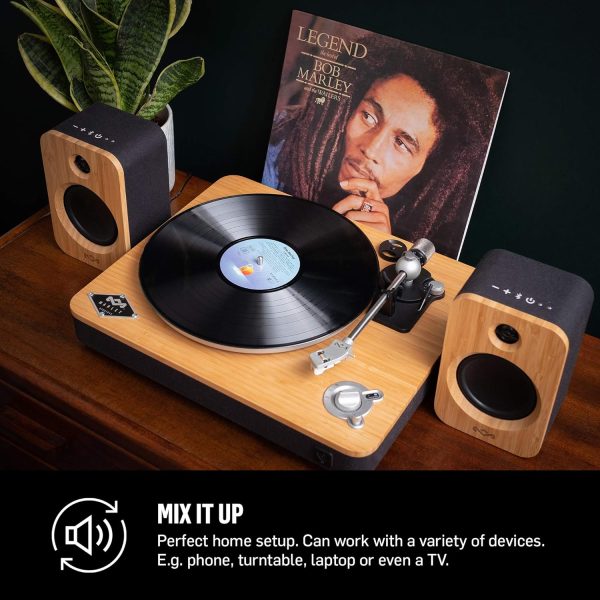 House of Marley Get Together Duo, Powerful Bookshelf Speaker... - Image 6