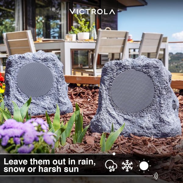 Victrola The Solar Rock Speakers Pair, 14 Hours Playtime, IP... - Image 5