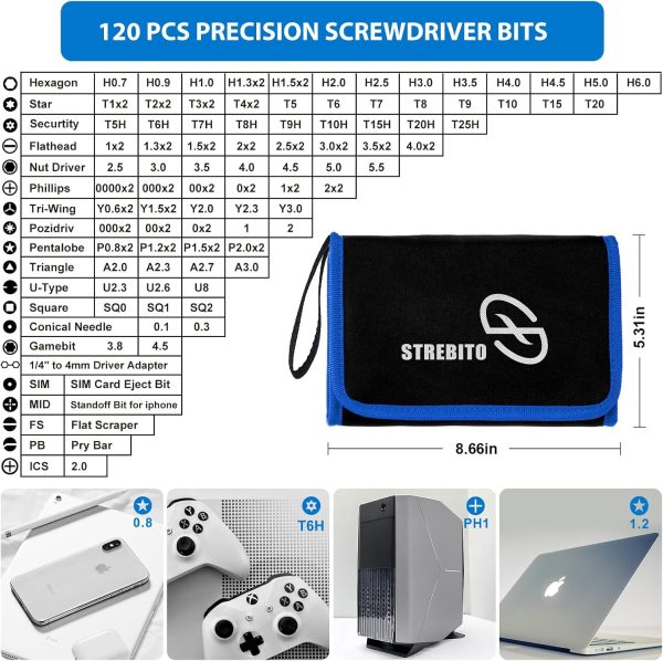 STREBITO Electronics Precision Screwdriver Sets 142-Piece wi... - Image 2