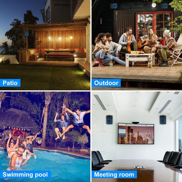 Herdio 5.25 Inches 600 Watts Outdoor Speakers Wired Waterpro... - Image 6