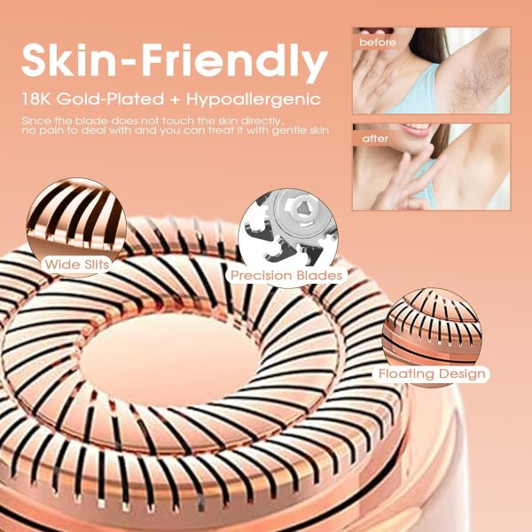 Replacement Heads for Flawless Facial Hair Remover, Gen 2 Re... - Image 4