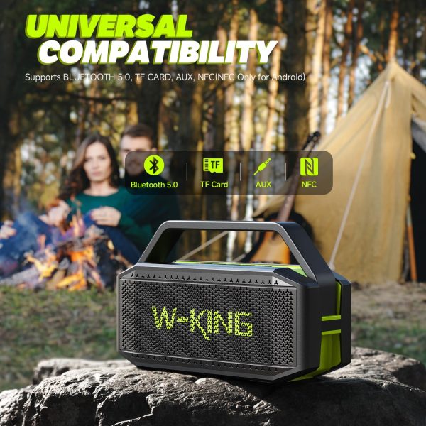 W-KING Bluetooth Speaker - (100W PEAK)60W Rich Bass, IPX6 Wa... - Image 6