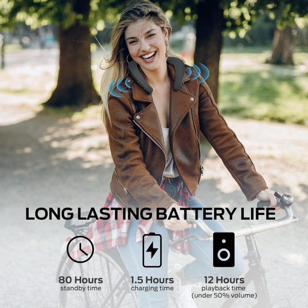 Monster Boomerang Neckband Bluetooth Speaker, Wireless Neck ... - Image 6