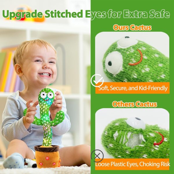 Rechargeable Singing Dancing Talking Cactus Toy with Volume ... - Image 4