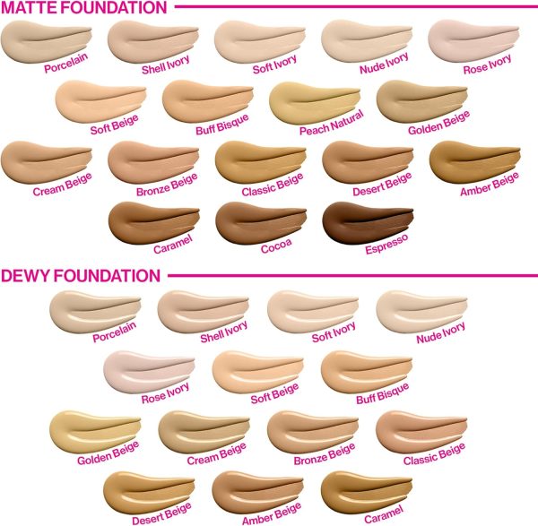 Wet n Wild Photo Focus Dewy Liquid Foundation Makeup, Shell ... - Image 5