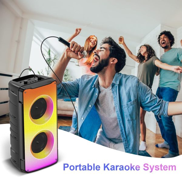 Bluetooth Speakers, 60W(80W Peak) Portable Loud Wireless Ste... - Image 6