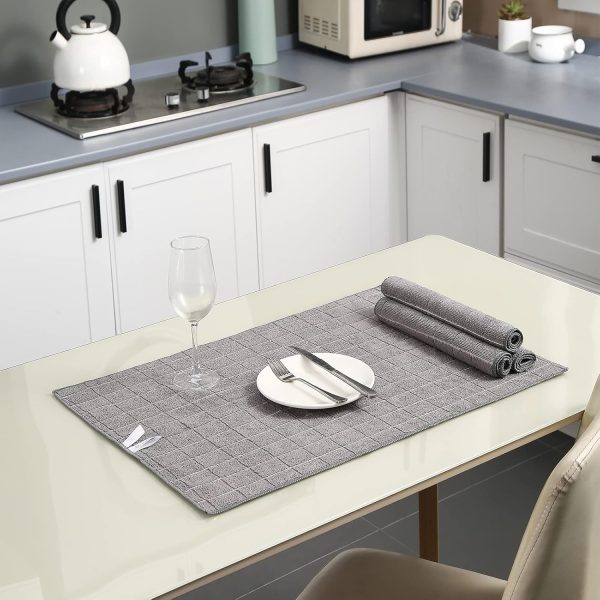 Puomue Microfiber Kitchen Towels and Dishcloths Set, 26 X 18... - Image 5