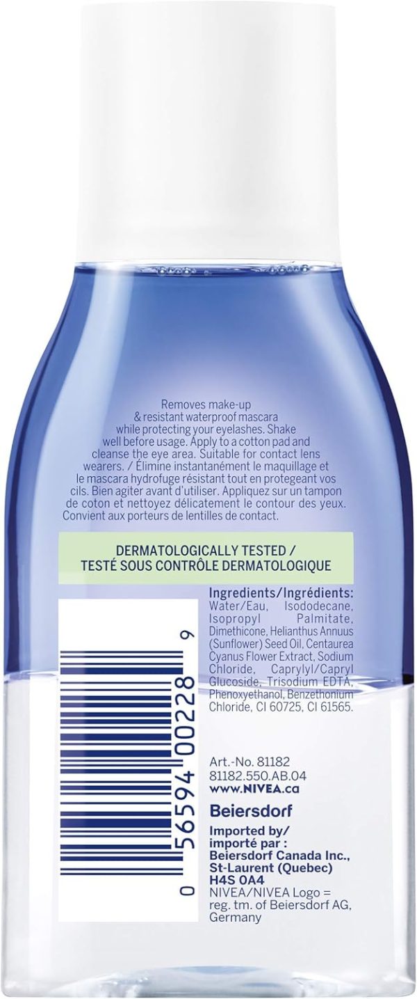 NIVEA Express Eye-Makeup Remover, 125ml - Image 2