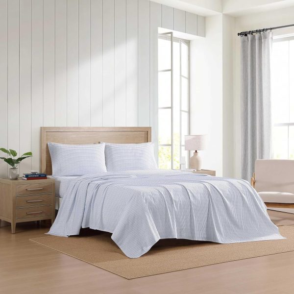 Tommy Hilfiger - Sheet Set, Cotton Percale Bedding with Matc... - Image 2