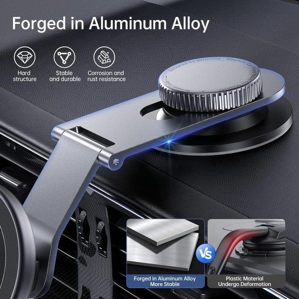 SYNCWIRE Fits MagSafe Car Mount for Universal Dashboard, Tes... - Image 4