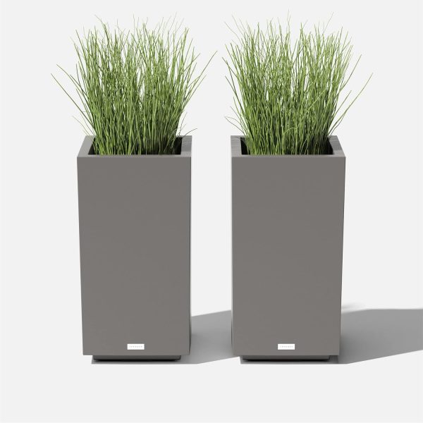Veradek Block Series Short Indoor/Outdoor Pedestal Planter, ... - Image 9