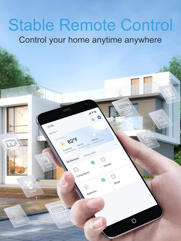 EIGHTREE Mini Smart Plug 5GHz Wi-Fi Compatible, Smart Plugs ... - Image 5