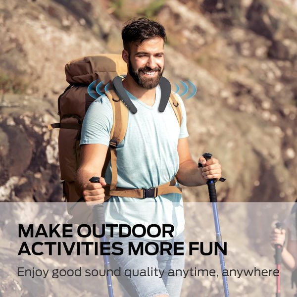 Monster Boomerang Neckband Bluetooth Speaker, Wireless Neck ... - Image 8