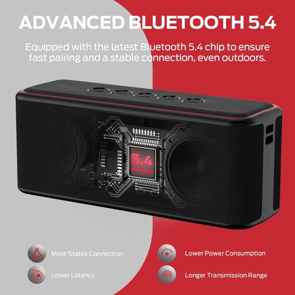 Monster Shock Plus Bluetooth Speaker, Portable Speaker with ... - Image 3