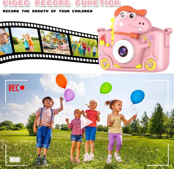 Upgrade Selfie Kids Camera, Kids Camera Toy, 1080P HD Video ... - Image 6