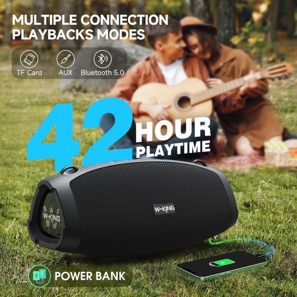 W-KING Bluetooth Speaker Wireless,120W Max IPX6 Waterproof O... - Image 7