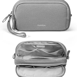 tomtoc Electronic Organizer Travel Case, Water Resistant Dua...