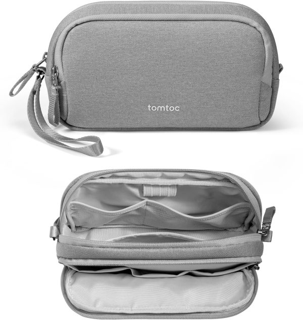 tomtoc Electronic Organizer Travel Case, Water Resistant Dua...