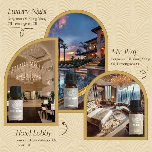 ARVIDSSON Hotel Fragrance Oils Set, Luxury Essential Oils fo... - Image 3