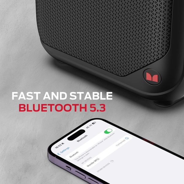 Monster MFS 1 Portable Bluetooth Speaker, Wireless Loud Spea... - Image 6