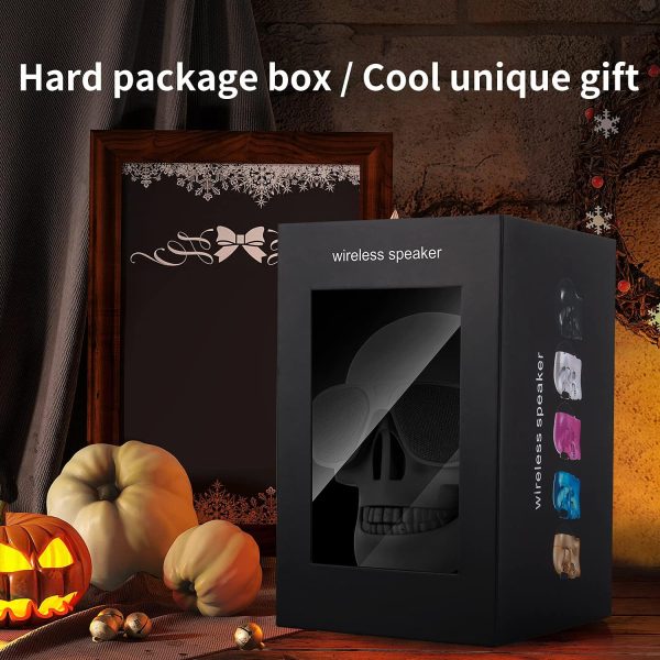 Skull Head Speaker Portable Bluetooth Speakers 8W Output Bas... - Image 6